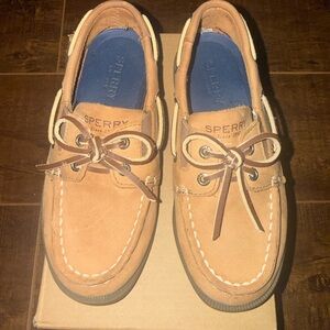 Sperry Kids Tan Boat Shoes